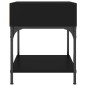 vidaXL Nachttisch Schwarz 40x41x50 cm Holzwerkstoff