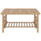 2-tlg. Garten-Lounge-Set mit Dunkelgrauen Kissen Bambus 2-tlg. Garten-Lounge-Set mit Dunkelgrauen Kissen Bambus