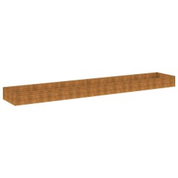 vidaXL Hochbeet 579x100x36 cm Cortenstahl