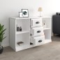 vidaXL Sideboard Weiß 104,5x35,5x67,5 cm Holzwerkstoff vidaXL Sideboard Weiß 104,5x35,5x67,5 cm Holzwerkstoff