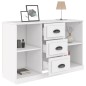 vidaXL Sideboard Weiß 104,5x35,5x67,5 cm Holzwerkstoff vidaXL Sideboard Weiß 104,5x35,5x67,5 cm Holzwerkstoff