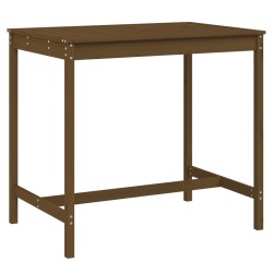vidaXL Gartentisch Honigbraun 121x82,5x110 cm Massivholz Kiefer