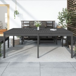 vidaXL Gartentisch Grau 203,5x100x76 cm Massivholz Kiefer