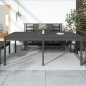 vidaXL Gartentisch Grau 203,5x100x76 cm Massivholz Kiefer vidaXL Gartentisch Grau 203,5x100x76 cm Massivholz Kiefer