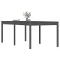 vidaXL Gartentisch Grau 203,5x100x76 cm Massivholz Kiefer vidaXL Gartentisch Grau 203,5x100x76 cm Massivholz Kiefer