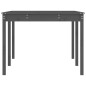 vidaXL Gartentisch Grau 203,5x100x76 cm Massivholz Kiefer vidaXL Gartentisch Grau 203,5x100x76 cm Massivholz Kiefer