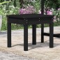 vidaXL Gartenbank Schwarz 50x44x45 cm Massivholz Kiefer vidaXL Gartenbank Schwarz 50x44x45 cm Massivholz Kiefer