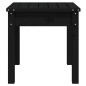 vidaXL Gartenbank Schwarz 50x44x45 cm Massivholz Kiefer vidaXL Gartenbank Schwarz 50x44x45 cm Massivholz Kiefer