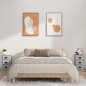 vidaXL Nachttisch Betongrau 39x39x67 cm Holzwerkstoff vidaXL Nachttisch Betongrau 39x39x67 cm Holzwerkstoff