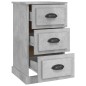 vidaXL Nachttisch Betongrau 39x39x67 cm Holzwerkstoff vidaXL Nachttisch Betongrau 39x39x67 cm Holzwerkstoff