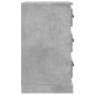 vidaXL Nachttisch Betongrau 39x39x67 cm Holzwerkstoff vidaXL Nachttisch Betongrau 39x39x67 cm Holzwerkstoff