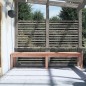 vidaXL 2-Sitzer-Gartenbank 203,5x44x45 cm Massivholz Douglasie vidaXL 2-Sitzer-Gartenbank 203,5x44x45 cm Massivholz Douglasie