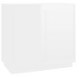 vidaXL Sideboard Hochglanz-Weiß 80x34x75 cm Holzwerkstoff vidaXL Sideboard Hochglanz-Weiß 80x34x75 cm Holzwerkstoff