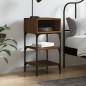 vidaXL Nachttisch Braun Eichen-Optik 35x34,5x70 cm Holzwerkstoff vidaXL Nachttisch Braun Eichen-Optik 35x34,5x70 cm Holzwerkstoff