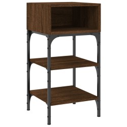 vidaXL Nachttisch Braun Eichen-Optik 35x34,5x70 cm Holzwerkstoff