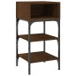 vidaXL Nachttisch Braun Eichen-Optik 35x34,5x70 cm Holzwerkstoff vidaXL Nachttisch Braun Eichen-Optik 35x34,5x70 cm Holzwerkstoff