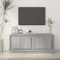 vidaXL Couchtisch Grau Sonoma 102x50x44 cm Holzwerkstoff vidaXL Couchtisch Grau Sonoma 102x50x44 cm Holzwerkstoff