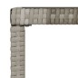 vidaXL 6-tlg. Garten-Lounge-Set mit Kissen Grau Poly Rattan vidaXL 6-tlg. Garten-Lounge-Set mit Kissen Grau Poly Rattan