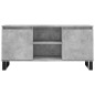 vidaXL TV-Schrank Betongrau 104x35x50 cm Holzwerkstoff vidaXL TV-Schrank Betongrau 104x35x50 cm Holzwerkstoff