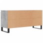 vidaXL TV-Schrank Betongrau 104x35x50 cm Holzwerkstoff vidaXL TV-Schrank Betongrau 104x35x50 cm Holzwerkstoff