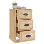 vidaXL Nachttisch Sonoma-Eiche 39x39x67 cm Holzwerkstoff vidaXL Nachttisch Sonoma-Eiche 39x39x67 cm Holzwerkstoff