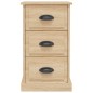 vidaXL Nachttisch Sonoma-Eiche 39x39x67 cm Holzwerkstoff vidaXL Nachttisch Sonoma-Eiche 39x39x67 cm Holzwerkstoff