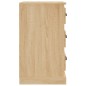 vidaXL Nachttisch Sonoma-Eiche 39x39x67 cm Holzwerkstoff vidaXL Nachttisch Sonoma-Eiche 39x39x67 cm Holzwerkstoff