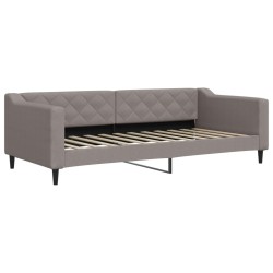 vidaXL Tagesbett Taupe 90x200 cm Stoff