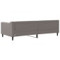 vidaXL Tagesbett Taupe 90x200 cm Stoff vidaXL Tagesbett Taupe 90x200 cm Stoff