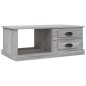 vidaXL Couchtisch Grau Sonoma 90x50x35 cm Holzwerkstoff vidaXL Couchtisch Grau Sonoma 90x50x35 cm Holzwerkstoff