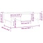 vidaXL Couchtisch Braun Eichen-Optik 104x60x35 cm Holzwerkstoff vidaXL Couchtisch Braun Eichen-Optik 104x60x35 cm Holzwerkstoff