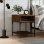 vidaXL Nachttisch Braun Eichen-Optik 40x41x50 cm Holzwerkstoff vidaXL Nachttisch Braun Eichen-Optik 40x41x50 cm Holzwerkstoff