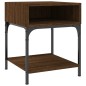 vidaXL Nachttisch Braun Eichen-Optik 40x41x50 cm Holzwerkstoff vidaXL Nachttisch Braun Eichen-Optik 40x41x50 cm Holzwerkstoff