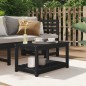 vidaXL Gartentisch Schwarz 82,5x50,5x45 cm Massivholz Kiefer vidaXL Gartentisch Schwarz 82,5x50,5x45 cm Massivholz Kiefer