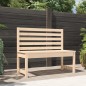 vidaXL Gartenbank 109 cm Massivholz Kiefer vidaXL Gartenbank 109 cm Massivholz Kiefer