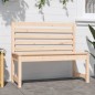 vidaXL Gartenbank 109 cm Massivholz Kiefer vidaXL Gartenbank 109 cm Massivholz Kiefer