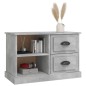 vidaXL TV-Schrank Betongrau 73x35,5x47,5 cm Holzwerkstoff vidaXL TV-Schrank Betongrau 73x35,5x47,5 cm Holzwerkstoff