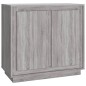 vidaXL Sideboard Grau Sonoma 80x34x75 cm Holzwerkstoff vidaXL Sideboard Grau Sonoma 80x34x75 cm Holzwerkstoff