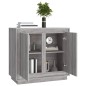 vidaXL Sideboard Grau Sonoma 80x34x75 cm Holzwerkstoff vidaXL Sideboard Grau Sonoma 80x34x75 cm Holzwerkstoff