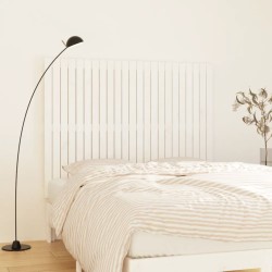 vidaXL Wand-Kopfteil Weiß 146,5x3x110 cm Massivholz Kiefer