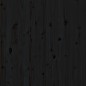 vidaXL Wand-Kopfteil Schwarz 126x3x91,5 cm Massivholz Kiefer