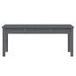 vidaXL Gartenbank Grau 109x44x45 cm Massivholz Kiefer vidaXL Gartenbank Grau 109x44x45 cm Massivholz Kiefer