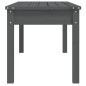vidaXL Gartenbank Grau 109x44x45 cm Massivholz Kiefer vidaXL Gartenbank Grau 109x44x45 cm Massivholz Kiefer