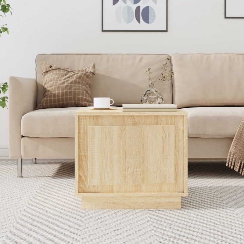 vidaXL Couchtisch Sonoma-Eiche 51x50x44 cm Holzwerkstoff vidaXL Couchtisch Sonoma-Eiche 51x50x44 cm Holzwerkstoff