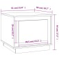 vidaXL Couchtisch Sonoma-Eiche 51x50x44 cm Holzwerkstoff vidaXL Couchtisch Sonoma-Eiche 51x50x44 cm Holzwerkstoff