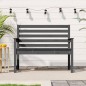 vidaXL Gartenbank Grau 109x48x91,5 cm Massivholz Kiefer vidaXL Gartenbank Grau 109x48x91,5 cm Massivholz Kiefer