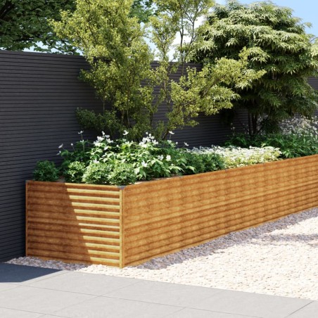 vidaXL Hochbeet 770x100x69 cm Cortenstahl