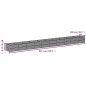 vidaXL Hochbeet 961x100x69 cm Cortenstahl vidaXL Hochbeet 961x100x69 cm Cortenstahl