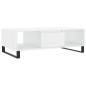 vidaXL Couchtisch Hochglanz-Weiß 104x60x35 cm Holzwerkstoff vidaXL Couchtisch Hochglanz-Weiß 104x60x35 cm Holzwerkstoff