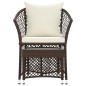 vidaXL 2-tlg. Garten-Lounge-Set mit Kissen Braun Poly Rattan vidaXL 2-tlg. Garten-Lounge-Set mit Kissen Braun Poly Rattan